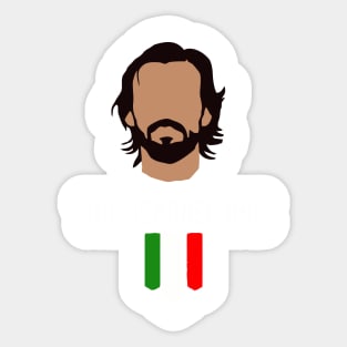 The bearded one - Pirlo Sticker